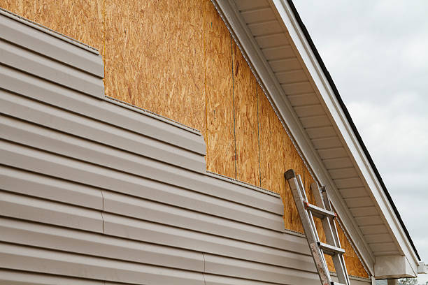 Professional Siding Repair technician working in West Chicago, IL